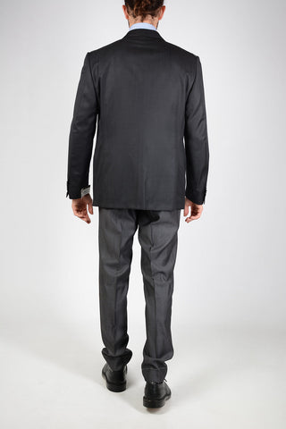 Gray Wool 3 Pieces Ceremony Suit Size 54 Ita