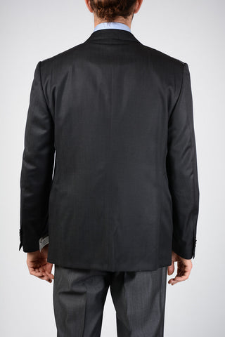 Gray Wool 3 Pieces Ceremony Suit Size 54 Ita