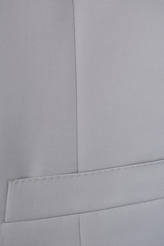 Gray Wool 3 Pieces Ceremony Suit Size 54 Ita