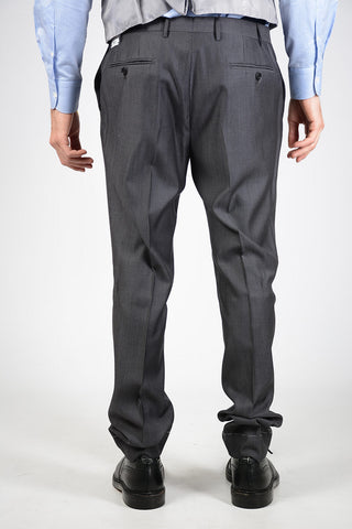 Gray Wool 3 Pieces Ceremony Suit Size 54 Ita
