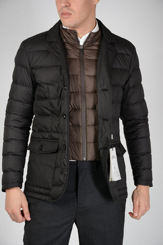 CC COLLECTION Quilted Down Jacket with Removable Chest Piece
