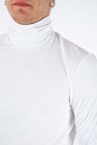 205W39NYC White Turtle Neck Long Sleeve Tee Size L