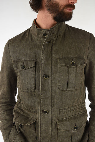 CC COLLECTION FIELD.J giubbotto utility in lino