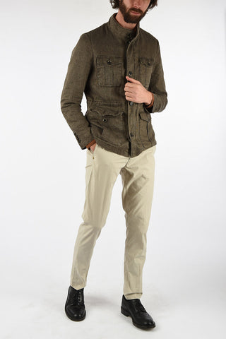 CC COLLECTION FIELD.J giubbotto utility in lino