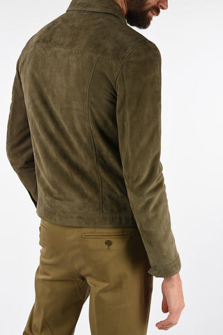 ID suede leather blouson