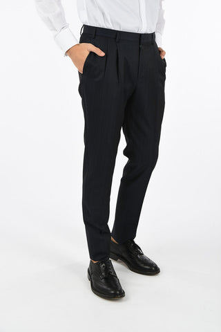 CC COLLECTION Zweiknopf-Anzug RETAILORED Drop 7R Tartan aus Schurwolle