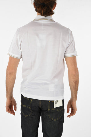 2 buttons Polo shirt with Embroidery