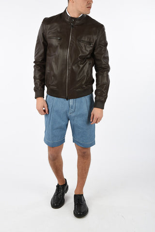 ID Giubbotto Biker in Pelle