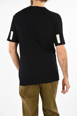 Short Sleeve Crew-neck Sweater