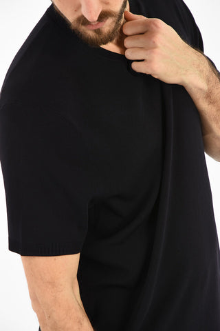Short Sleeve Crew-neck Sweater