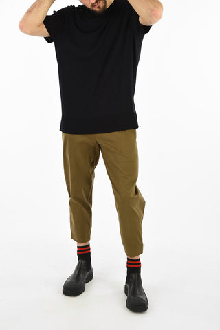 Short Sleeve Crew-neck Sweater