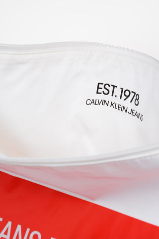 EST 1978 JEANS Fabric Shoulder Bag