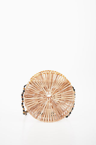 Shoulder Bag LUNA with Beaded Shoulder Strap