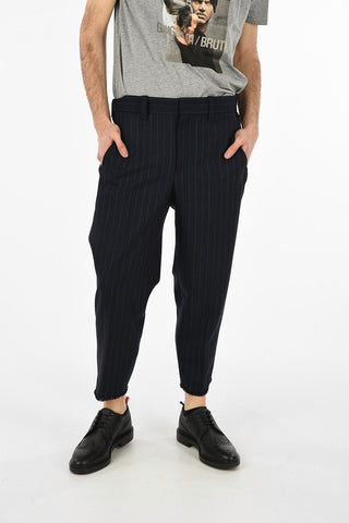 Pinstripe Pants with Pinces