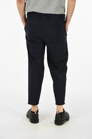 Pinstripe Pants with Pinces