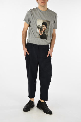Pinstripe Pants with Pinces
