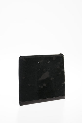 MM11 Leather and Fur Pochette