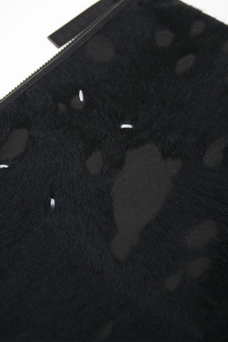 MM11 Leather and Fur Pochette