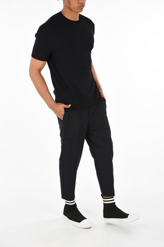 Short Sleeve Crew-neck Sweater