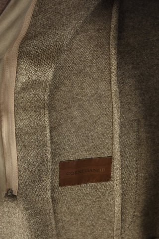 ID Silk and Cashmere 2 Buttons Blazer with Patch Pockts
