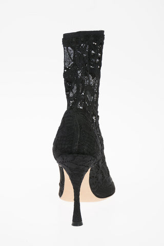 Lace COCO Sock Boots 11 cm