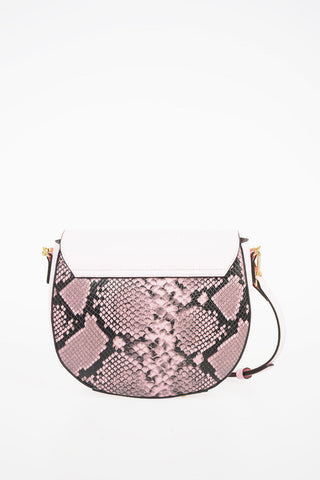 Leather SARAN Cross Over Bag