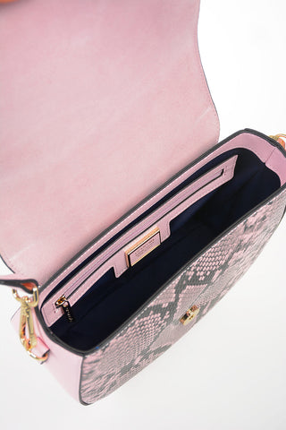 Leather SARAN Cross Over Bag