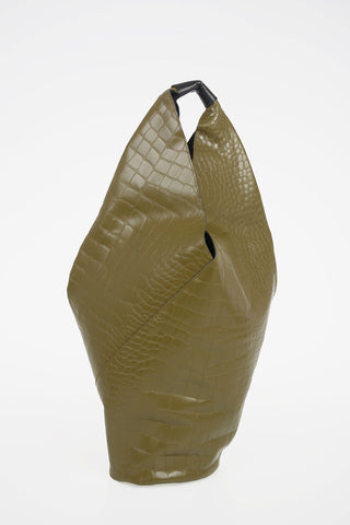 MM6 Crocodile Printed Shopping Bag