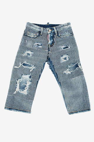 Jewel Embroidered KAWAII Jeans