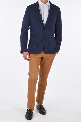 ID Silk and Cashmere Single-breasted Blazer