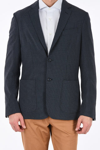 ID Silk and Virgin wool Single-breasted Blazer