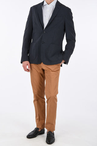 ID Silk and Virgin wool Single-breasted Blazer