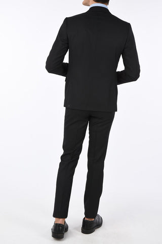 CC COLLECTION RIGHT side vents plain twill 2-button suit