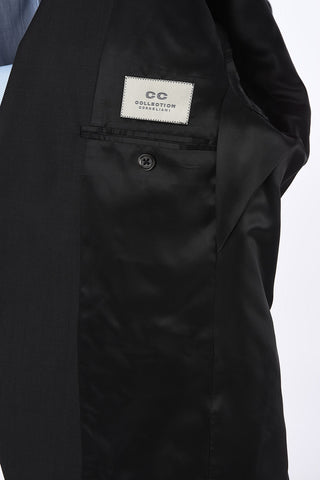 CC COLLECTION RIGHT side vents plain twill 2-button suit