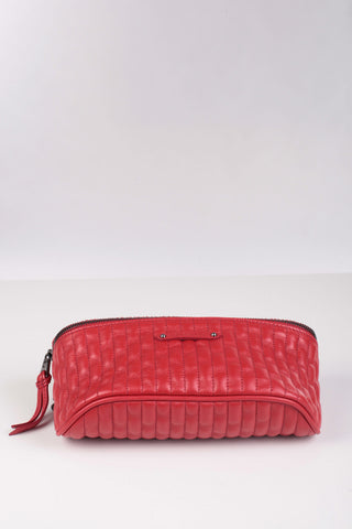 Quilted Leather Shoulder Pouch