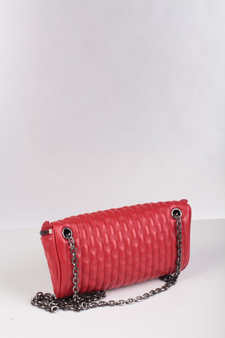 Quilted Leather Shoulder Pouch