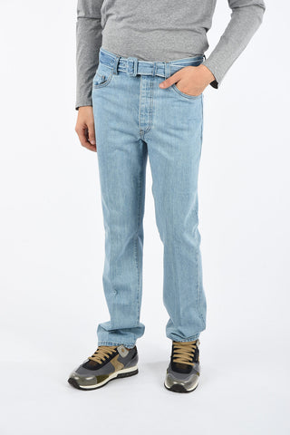 Light Wash Jeans with Belt 21 cm