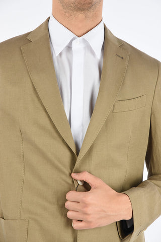 Blazer Semifoderato MOLVENA in Misto Lino