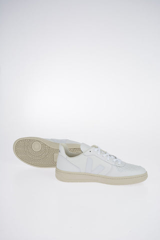 Sneakers in Pelle a Tinta Unita