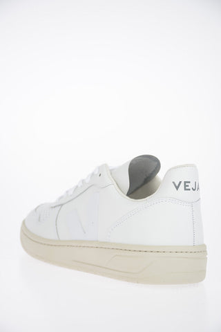 Sneakers in Pelle a Tinta Unita