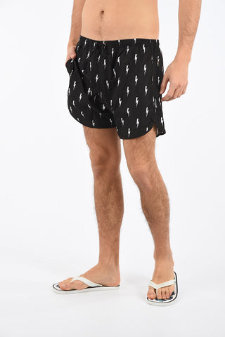 Printed Slim Fit Swimsuit