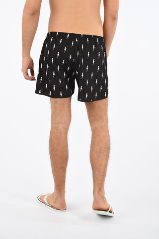 Printed Slim Fit Swimsuit