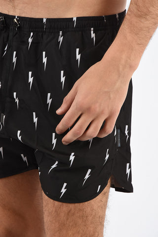 Printed Slim Fit Swimsuit