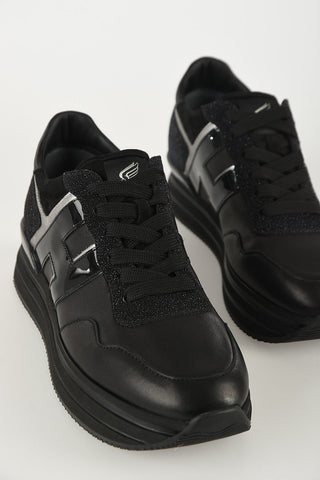 Leather Glitter H222 Sneakers