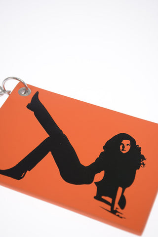 EST.1978 JEANS Leather Brooke Shields keychain