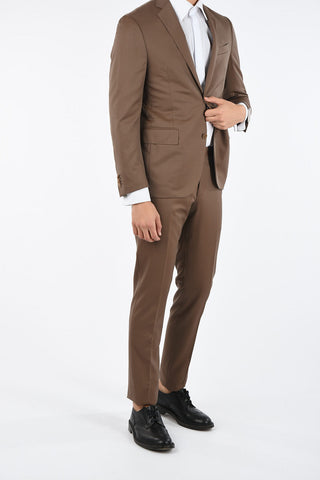 side vents ACADEMY SOFT hairline striped 2-button suit