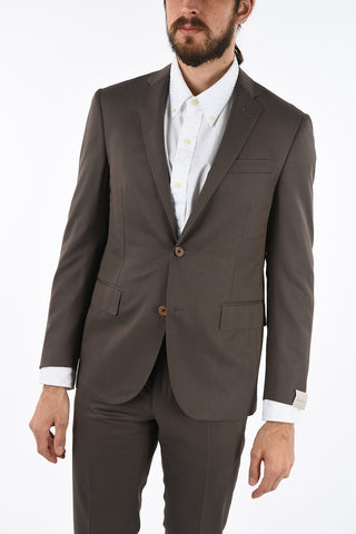 FLAWLESS Virgin-wool ACADEMY SOFT Half-lined Suit with Notch Lapel