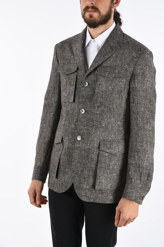 ID Linen IDENTITY Utility Blazer