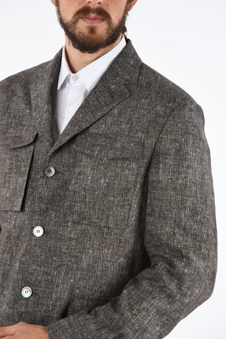 ID Linen IDENTITY Utility Blazer
