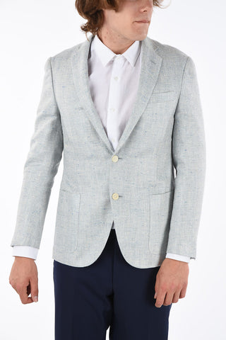 Silk and Linen ACADEMY SOFT 2-button Blazer